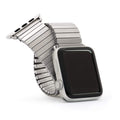 Speidel Twist-O-Flex Expansion Band in Brushed Steel compatible for use with the 42/44/45 Apple Watch series 1-8 and Apple Watch Ultra (Size 5)